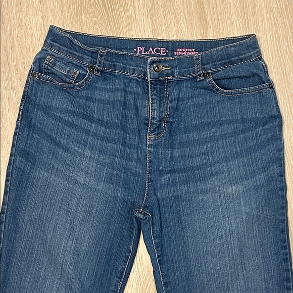 The Children’s Place Boot Cut Denim Jeans Sz 18 - Picture 3 of 5